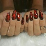 manicure matowy manicure matowy
