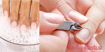 cięcie manicure cięcie manicure