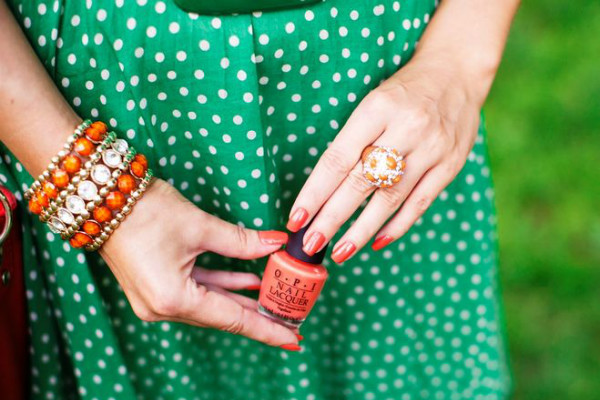 turkusowy manicure turkusowy manicure