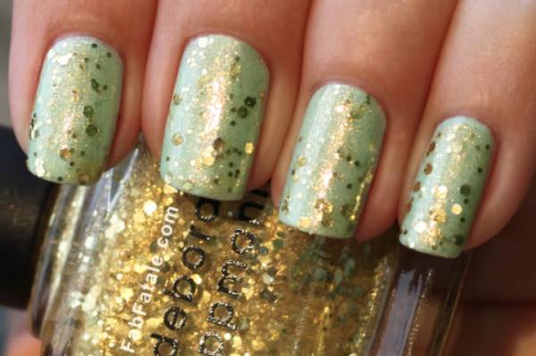 turkusowy manicure turkusowy manicure