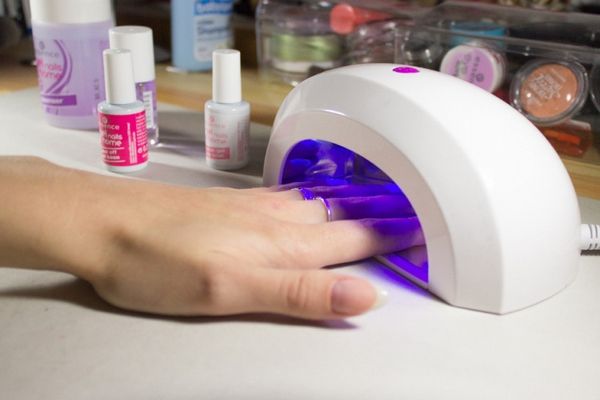 manicure czarno-biały biały manicure
