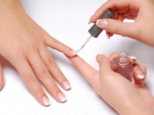 manicure czarno-biały manicure czarno-biały