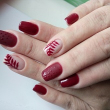 biały manicure biały manicure