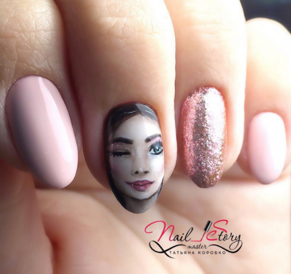 złoty manicure złoty manicure