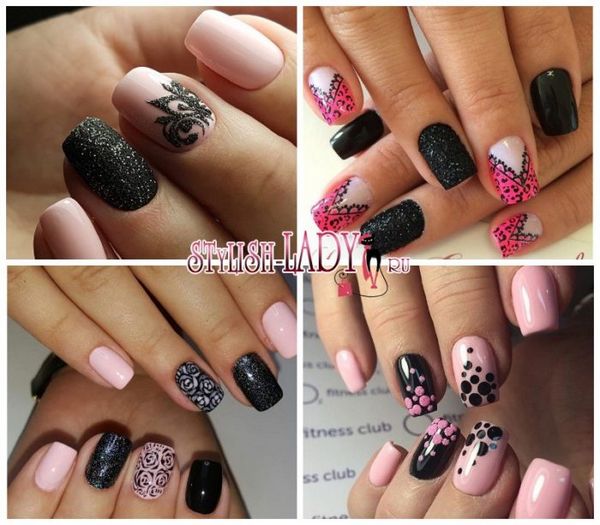 różowy manicure różowy manicure
