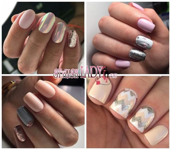różowy manicure manicure