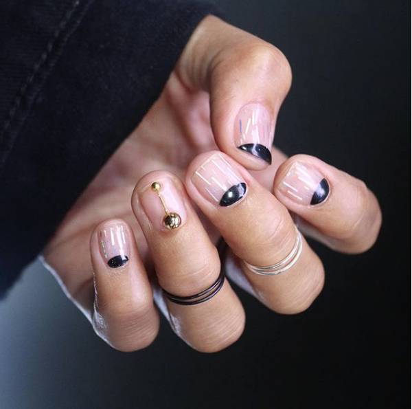 złoty manicure złoty manicure