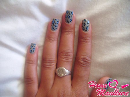 turkusowy manicure turkusowy manicure