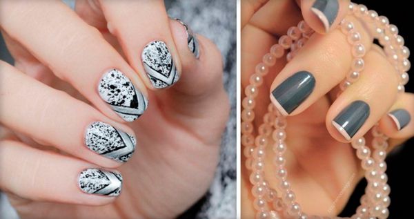 pomysły na biały manicure biały manicure