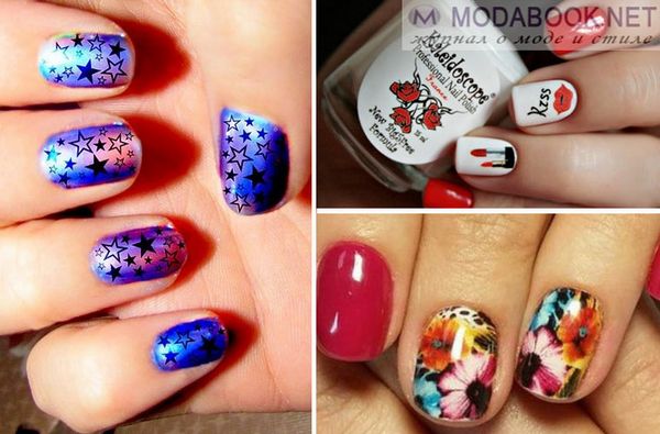 manicure paznokcie design moda zdjęcie francuski ombre efekt tłoczenia ręcznie malowany rodzaje manicure