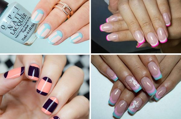 rodzaje manicure manicure paznokcie design moda zdjęcie francuski ombre efekt tłoczenia ręcznie malowany