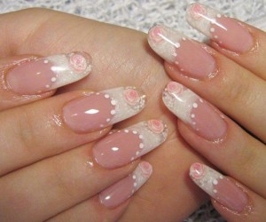 biały manicure biały manicure