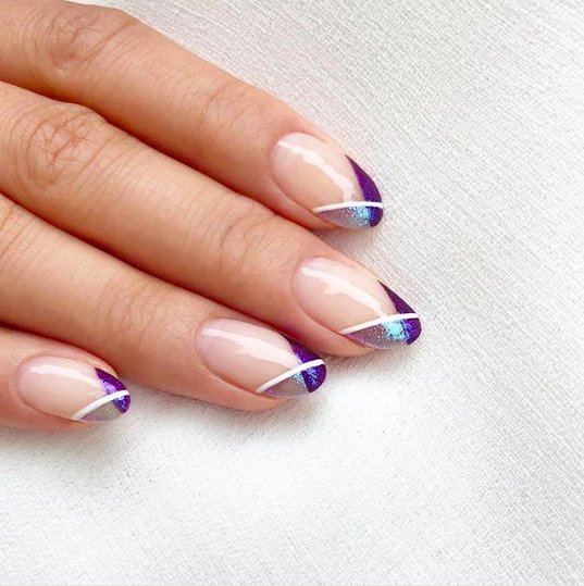 manicure ślub