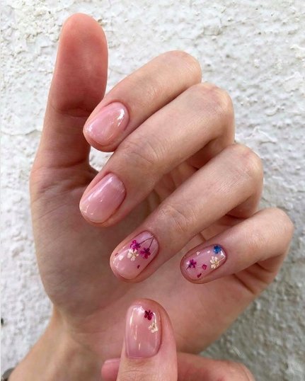 manicure ślub