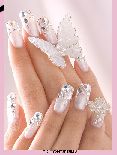 rodzaje manicure manicure ślubny panna młoda