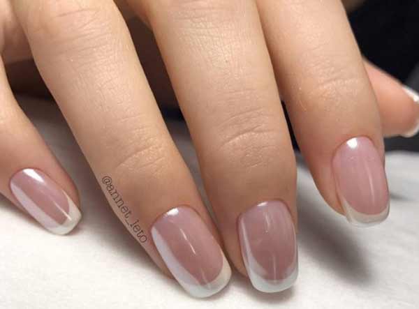 biały manicure biały manicure