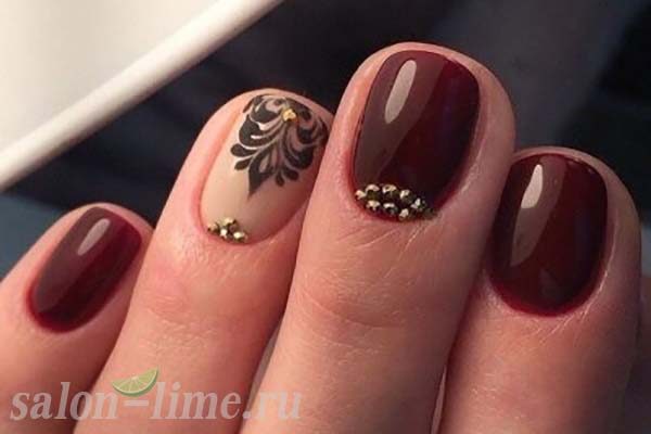 złoty manicure złoty manicure