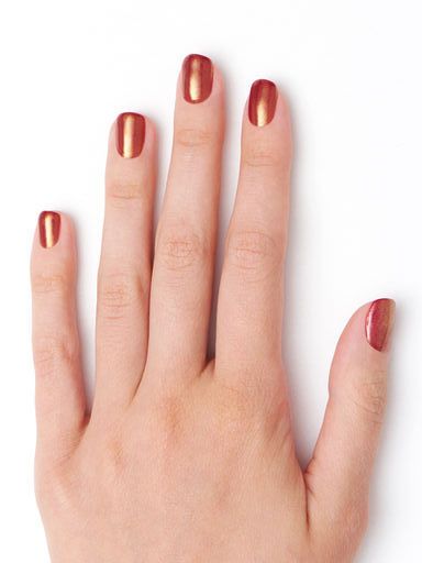 jak zrobić manicure lustro przetarty manicure