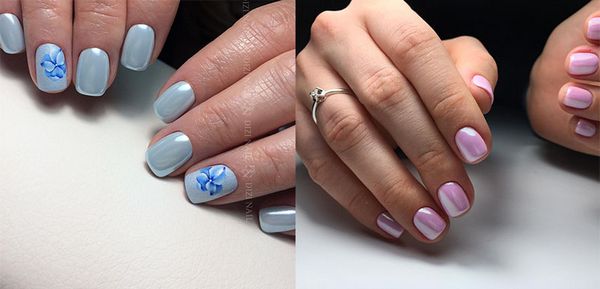 biały manicure biały manicure z przetarciem