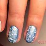 biały manicure biały manicure z przetarciem