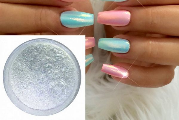 biały manicure z przetarciem biały manicure