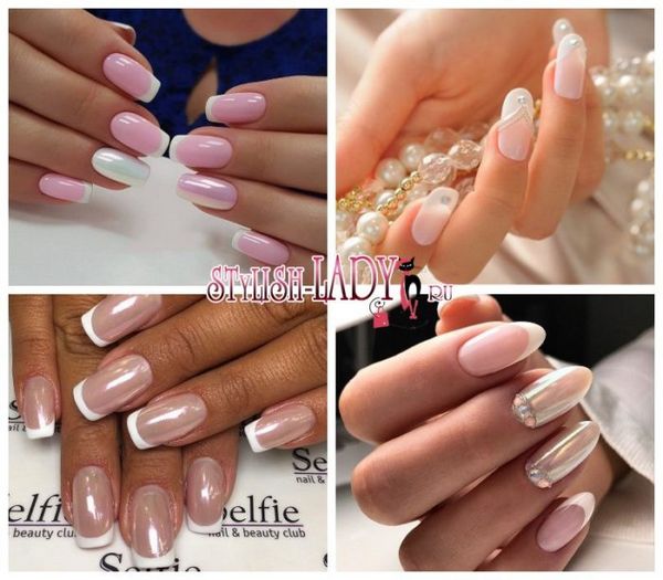 manicure manicure perłowy