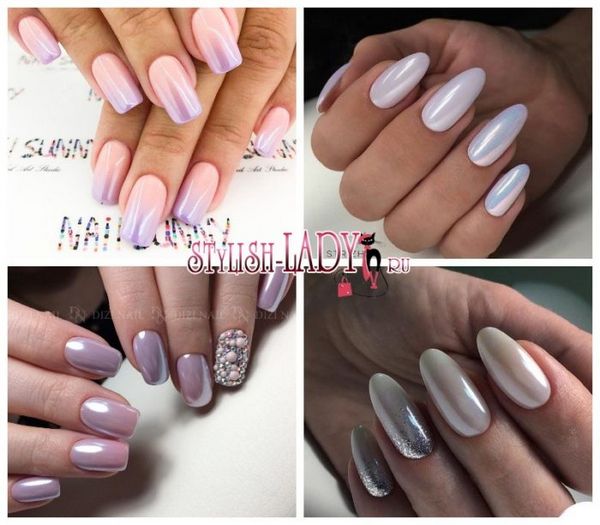 manicure perłowy manicure