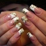 złoty manicure złoty manicure