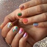 złoty manicure złoty manicure