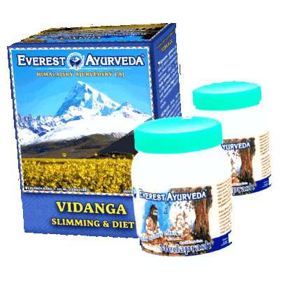 Ayurvédikus fogyókúrás tea - VIDANGA - 100g Everest Ayurveda