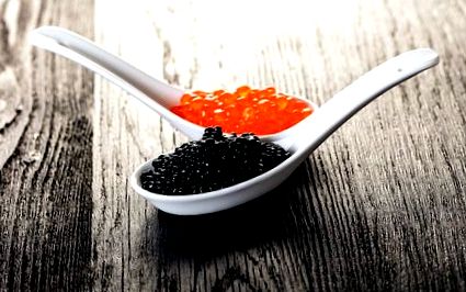 caviar kcal