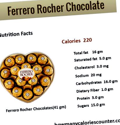 Câte calorii într-o ciocolată Ferrero Rocher - Câte calorii contează