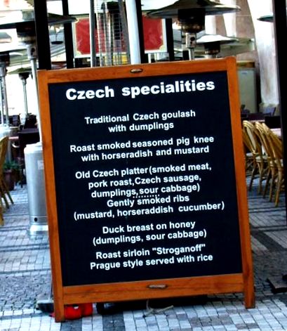 bucătăria cehă