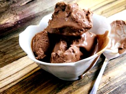 Смачно дієтичне шоколадне соєве морозиво