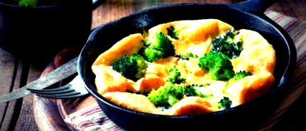 Omletă broccoli