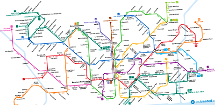 карта метрото