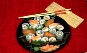 este sushi nu este bun pentru pierderea în greutate)