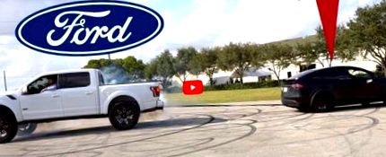 Ford F-150 4 × 4 se confruntă cu Tesla Model X și pierde