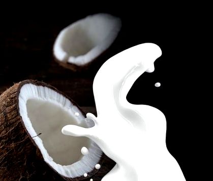Účinok kokosového mlieka; Aplikácia na vlasy, prísady do kávy