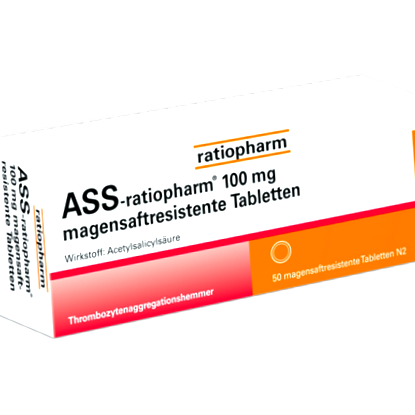 ASS-ratiopharm® 100 mg comprimate gastro-rezistente