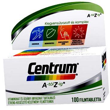 Centrum A-Z мултивитамини филмирани таблетки - 100бр - VitaminNagyker  интернет магазин
