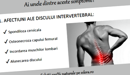 intervertebrális osteoarthritis)