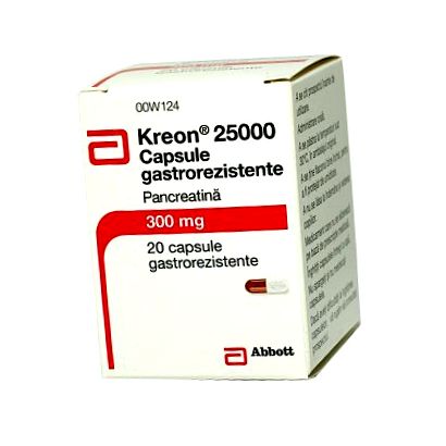 Kreon 25000, 20 kapszula, Mylan - Farmacia Dav