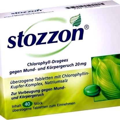 STOZZON Хлорофил филмирани таблетки - Eumed