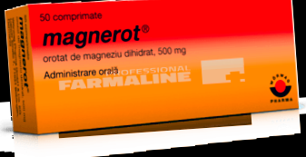 Magnerot R 500 mg 50 tabletta - ára 31,99 Lei