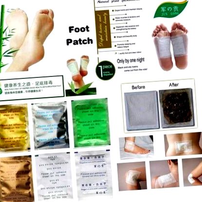 Детоксикиращи пластири за крака, 10 броя, китайски пластири за детоксикация  Kiyome Kinoky