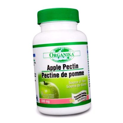 Ябълков пектин 330 mg (90 капсули), Organika Канада - здравна опаковка