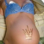 Фото вагітних животиків з малюнками мистецтво фотографії