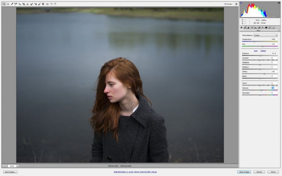 Кольорокорекція портрету у програмі Photoshop
