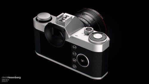 Концепт фотокамери Canon в стилі ретро